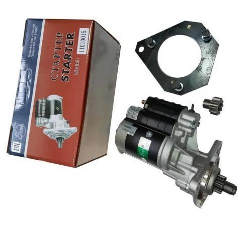 Комплект переоборудования пускача ПД 10 с пластиной и шестерней на стартер Slovak-11010015